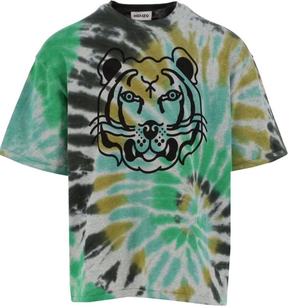 KENZO mens knit sweater shirt w/ tiger